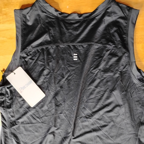 Black Muscle Tee for Women - Picture 2 of 7